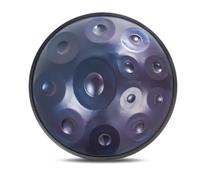 Handpan Drum, Strumento Di Percussione Hand Pan Drum A 432Hz/440Hz Per La Guarigione Del Suono E La Meditazione Personale, 55cm 9/10/ 12 Note Steel Tongue Drum Con Tutti Gli Accessori (Size : 432Hz