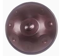 Handpan Drum, Tamburo A Lingua In Acciaio, Strumento Professionale A 432 Hz/440 Hz In Re Minore, Set Di Tamburi A Mano Strumenti Musicali A Percussione, for La Guarigione Sonora(Purple-432Hz,10 notes)