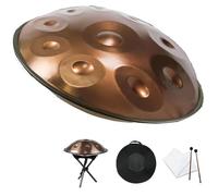 Handpan Drum, Tamburo A Percussione In Acciaio Con 9/10/12/14 Note In Re Curdo Minore, Set Di Tamburi A Mano Per Strumenti Musicali A Percussione A 432 Hz, Per Educazione Musicale(14Notes)