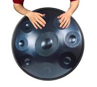 Handpan Drum - Tamburo A Percussione In Acciaio, Strumento A Percussione Con Tamburo Handpan Da 22 Pollici Tamburo A Mano In Acciaio - Tamburo A Mano In Re Minore Curdo, Tamburi Handpan 440 Hz(440Hz,9
