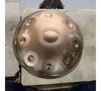 Handpan Drum, Tamburo Per Handpan，tamburo Curdo In Re Minore, Tamburo Handpan Strumento A Percussione Tamburo Handpan In Acciaio 432 Hz, Con Borsetta, 2 Bacchette E Supporto Per Tamburo Manuale(9Notes