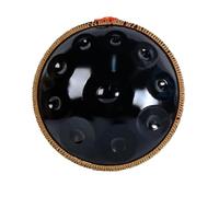 Handpan Drum, Tamburo Per Handpan，tamburo Curdo In Re Minore, Tamburo Handpan Strumento A Percussione Tamburo Handpan In Acciaio 432 Hz, Con Borsetta, 2 Bacchette E Supporto Per Tamburo Manuale(B,9Not