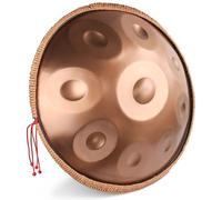 Handpan Drum, Tamburo Per Handpan，tamburo Curdo In Re Minore, Tamburo Handpan Strumento A Percussione Tamburo Handpan In Acciaio 432 Hz, Con Borsetta, 2 Bacchette E Supporto Per Tamburo Manuale(9Notes