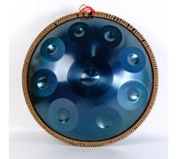 Handpan Drum, Tamburo Per Handpan，tamburo Curdo In Re Minore, Tamburo Handpan Strumento A Percussione Tamburo Handpan In Acciaio 432 Hz, Con Borsetta, 2 Bacchette E Supporto Per Tamburo Manuale(10Note