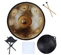 Handpan Forgiato A Mano In D Minore 9 Note Drum A Mano In Acciaio, 9 Note D3 A. BB. C D E F G A) 22in/56cm, For La Produzione Audio Professionale, Entusiasta Di Musica