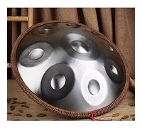 Handpan Handpan Drum 9/10 Note 432Hz Re Minore 22" con Set Regalo,handpan armonico dorato,con morbida borsa per il trasporto, percussioni armoniche per musicoterapia, meditazione personale, yoga