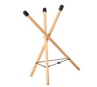 Handpan in legno con altezza ergonomica, struttura di piegatura compatta per ritmo di lingua in metallo da 12-22 pollici e pans in metallo portabile