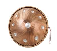 handpan instrument， Piastra manuale for tamburo in acciaio da 22 pollici 9/10/12 nota Re minore for meditazione yoga professionale ，for Meditation(432hz 12 nontes)