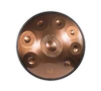 Handpan Strumento A Percussione 440hz 9/10/12 Note 56 Cm Handpan In Acciaio Con Morbida Borsa Bacchette Hand Pan Harmonic Per Il Trasporto Meditazione Personale Yoga(Gold,12 Notes)