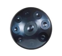 Handpan Strumento A Percussione 440hz 9/10/12 Note 56 Cm Handpan In Acciaio Con Morbida Borsa Bacchette Hand Pan Harmonic Per Il Trasporto Meditazione Personale Yoga(Blue,10 Notes)