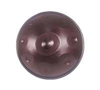 Handpan Strumento A Percussione 440hz 9/10/12 Note 56 Cm Handpan In Acciaio Con Morbida Borsa Bacchette Hand Pan Harmonic Per Il Trasporto Meditazione Personale Yoga(Purple,10 Notes)