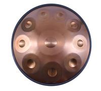 Handpan, strumento a percussione in acciaio, 9/10/12 note in re curdo minore, include borsa, mazzuole e supporto per esplorazione musicale versatile