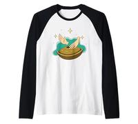 Handpan - Tamburo sospeso - Musica - Relax - Yoga Maglia con Maniche Raglan