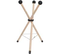 Handpan-trommelst?nder, Zungentrommelhalterung aus Stahl, Verstellbares Stativ aus Massivem Buchenholz für 12- bis 22-Zoll-schlaginstrumente