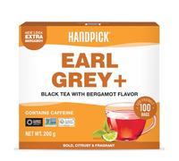 HANDPICK, Te Nero Earl Grey (100 Bustine) | The Nero Forte, Aromi di Bergamotto e Agrumi - Senza Glutine, Non OGM | Diretto dalla Fonte