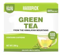 HANDPICK, Te Verde dell'Himalaya, Sfuso, 100 The Verde Bustine | Te verde Himalaya | Sapore delicato | Caldo o freddo | Senza OGM