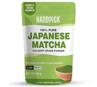 HANDPICK Tè Verde Matcha (100g/100+ tazze) 100% Puro Tè in Polvere Matcha -Direttamente da Shizuoka, Giappone