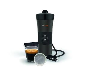 Handpresso - Caffettiere portatile 12V Handcoffee Auto 21000, macchina per caffè portatile a cialde Senseo per auto 12V. Caffettiere Senseo accendisigari per il viaggio, camper