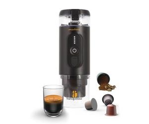Handpresso - macchina caffè a batteria E-Presso 21700 | mini macchina caffe portatile a batteria USB rimovibile | macchina caffè da viaggio per capsule espresso o caffè macinato | Serbatoio 60 ml