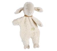Handpuppe Schaf NATUR - Spielkamerad, Einschlafhilfe, Handpuppe & Stofftier-Schnuffeltuch mit Baumwolle aus kontrolliert biologischem Anbau (kbA) - für Babys und Kleinkinder ab 0+ Monaten