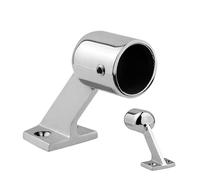 Handrail Bracket - Stainless Steel High Load Capacity, Barca Railing Holder with Marine Grade 316 Corrosions Resistance, Maritime Safety Support, Precision Cast Railing Mount for Piers and Yachts