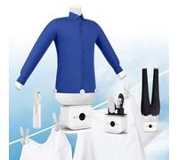 Hands Free Automatic Ironing Machine, Portable Ironing Machine Steam, Gentle Airflow Technology for Shirts Shoes Pants(A)