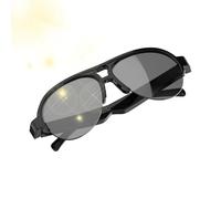 Hands Free Call Glasses - Smart Audio Player Sunglasses | PC ABS with AI Translation Wireless Music Headset for Commuting Travel Office Cycling Hiking Black