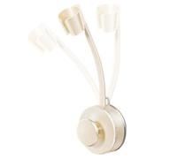 Hands Free Hair Dryer Holder - Wall Mount Suction Stand, Blow Dryer Organizer with Strong Vacuum Cup, Bathroom Storage Rack for Saving Countertop Organization, Home Apartment Hotel, for College Dorm