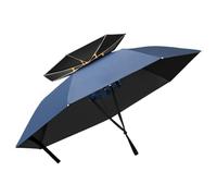 Hands Free Umbrella Hat - Wearable Weather Protection Head Canopy, Waterproof Double Layer Sun Blocking Design, Adjustable Comfort Fit Outdoor Accessory | Landscape Photography Sessions, Coastal Walks