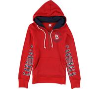 Hands High Donna St.Louis Cardinals Felpa con Cappuccio, Rosso, Piccolo