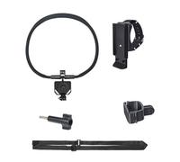 Hands-Off POV Set di accessori con collo, 1Halter Neck set | Set da viaggio con cinturino da polso, supporto, adattatore a due poli