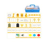 Hands-On cassetta degli strumenti di misurazione ottica: esperimento interattivo di fisica per lo strumento di misurazione del reticolo dell'ottica dei laboratori di classe STEM