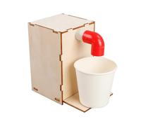 Hands on Learning Toy Distributore automatico acqua in legno Set da costruzione per bambini Giocattolo educativo in legno per l ' educazione scientifica degli studenti