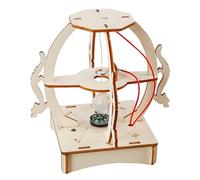 Hands on Science Educational Wooden Earthakes Alarm Maker - Kit di dimostrazione fisica, per bambini, aula, esperimento, sismografia in legno