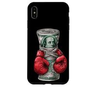 Handsome Dollar Bill Boxing con guanti per sport e soldi Custodia per iPhone XS Max