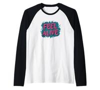 Handsome Feel Alive Emblema per adulti e bambini Maglia con Maniche Raglan