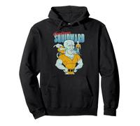 Handsome Squidward 90's Throwback Collage Funny Cartoon Felpa con Cappuccio