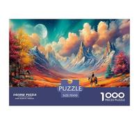 Handsome Steed 1000 Pezzi Puzzle Classici Per Adulti E Bambini ≥12 Anni Giochi Rilassamento E Intelligence Sfida Impossibile Regalo Amore Amico Hobby Creativo Tempo Libero 70x50cm/1000pcs
