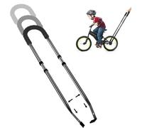 HANDSONIC Maniglia per allenamento bici per bambini, accessori per biciclette per bambini, barra di spinta per bilanciamento della bici per bambini, maniglia di sicurezza per bici per bambini