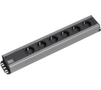 Handwerkerleiste 6fach 90 o.Schalter Dosenabstand 15mm 2m H05VV-F3G15mm NEW