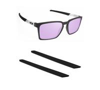 Handwith 1 paio di calzini in morbido silicone per occhiali da sole Oakley Exchange OX8055/Exchange R OX8184/Exchange Sun OO9483, antiscivolo, comodi da indossare, kit di ricambio nero