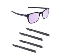 Handwith Set di 2 paia di gommini per occhiali da sole in morbido silicone per Oakley Milestone OX8038/Milestone A OX8036/Milestone 2.0 OX8047, antiscivolo, comodi da indossare, kit di ricambio