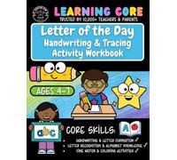 Handwriting & Letter Tracing Workbook for PreK, Preschool, Kindergarten, 1st Grade | Letter of the Day & Alphabet Activities