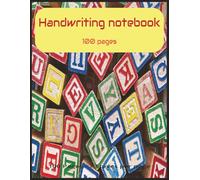 Handwriting notebook: Kids handwriting Practice Paper | 100 Blank Writing Pages with Dotted lines | 8.5 x11 size | Ideal for preschoolers and kinder gardeners