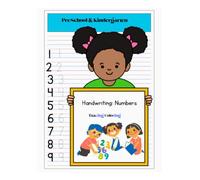 Handwriting numbers Tracing Book
