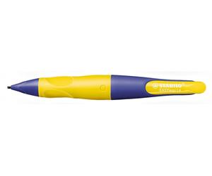 Handwriting Pencil - STABILO EASYergo 1.4 - Right Handed - Violet/Neon Yellow vi