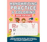 Handwriting Practice and Coloring Book