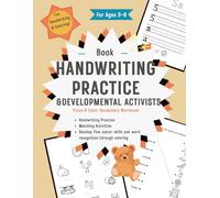 HANDWRITING PRACTICE &DEVELOPMENTAL ACTIVISTS: Handwriting Practice Matching Activities Develop fine motor skills and word recognition through coloring For Ages 3-8