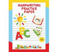 Handwriting Practice Paper: 100 Blank Dotted Midline Pages | 1" Spacing | Grades K-2 | 8.5" x 11" | Classroom | Homeschool