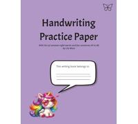 Handwriting Practice Paper Book (A4-size) with Sight Words, Fun Sample Sentences and Science Facts (A-G): Quality notebook for kids home-schooling, in ... fun sample sentences with Science facts
